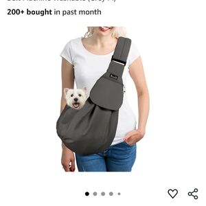 Pet Carrier Sling Bag in Gray